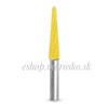 Biax sculptura lemn SABURR - Cap conic 6,4 mm tija 6mm, Granulatie Saburr FINA - GALBENA
