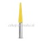 Biax sculptura lemn SABURR - Cap conic 6,4 mm tija 6mm, Granulatie Saburr FINA - GALBENA
