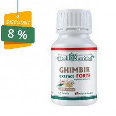 GHIMBIR EXTRACT FORTE 100% natural, 120 capsule foto