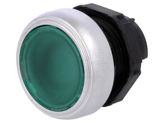 Comutator cu Apăsare Verde 22mm IP66