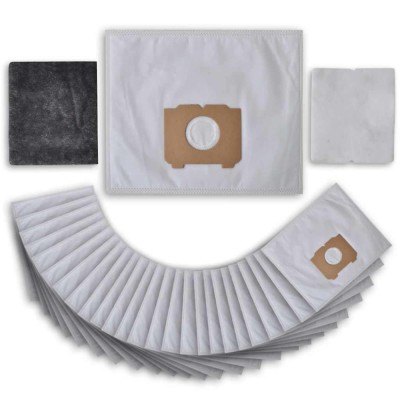 vidaXL Sac de aspirator cu filtre, 25 buc., pentru AEG, Progress, Tornado 50273 foto