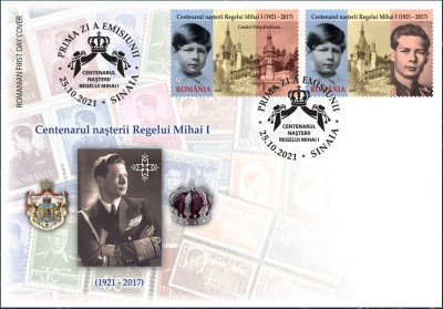 ROMANIA 2021 - CENTENARUL NASTERII REGELUI MIHAI - FDC LP.2343A foto