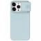 Husa pentru iPhone 15 Pro - Nillkin CamShield Silky MagSafe Silicone - Haze Blue