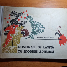 album - combinatii de laseta cu broderie artistica - din anul 1978