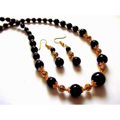 Set onix si roca vulcanica aurie 46920