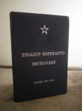 Cumpara ieftin ENGLISH - ESPERANTO Dictionary / 1963 / stare impecabila/ cartonat/ tr. Gratuit