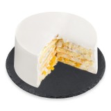 Platou rotativ din ardezie Navaris, 30 cm, design modern, 57678.01