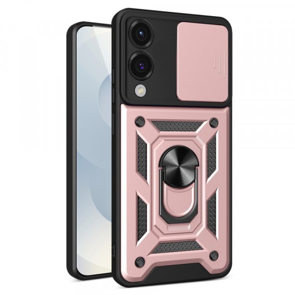Husa pentru Samsung Galaxy S25 Edge S937, Techsuit, CamShield, Roz