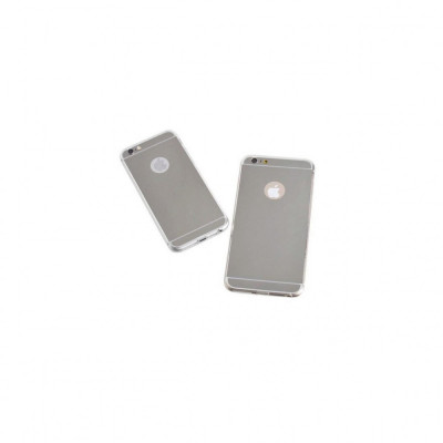 Husa Silicon Forcell Mirror Argintie Pentru Iphone 7 Plus,Apple Iphone 8 Plus foto