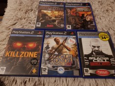 Joc/jocuri ps2 Playstation 2 PS 2 Colectie 5 jocuri razboi shooter foto