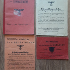 Carnet de economii vechi Posta Germania 1943 Reich Sparkasse zvastica WK2