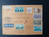 ROMANIA 1933- plic circulat -Braila, aviatie.