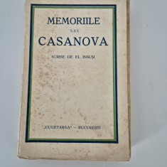 Carte veche Memoriile lui Casanova scrise de el insusi volum unu