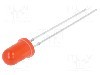 Dioda LED, 5mm, ro&amp;#351;ie, 3000mcd, 14mA, 12V, OPTOSUPPLY - OSR5PA5A34A-CRLED14