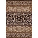 Covor Model Luna 1803-12, Marime 60 x 110 cm, Maro, Inaltime Fir 6 mm, Antialergic, Polipropilena, Living, Dormitor, Sufragerie, Birou