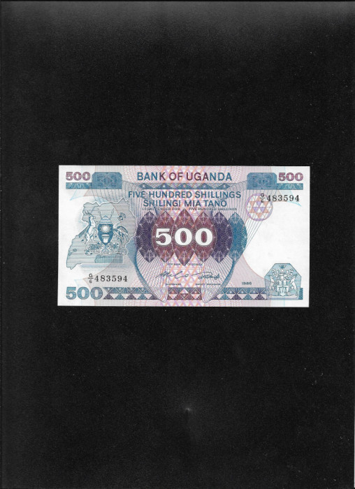 Uganda 500 shilingi 1986 seria483595 unc