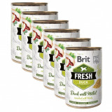 Can Brit Fresh Duck with Millet 6 x 400 g