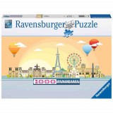 Cumpara ieftin Puzzle Panorama Paris, 1000 Piese, Ravensburger