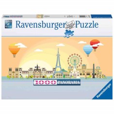 Puzzle Panorama Paris, 1000 Piese