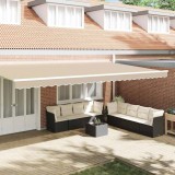 Cumpara ieftin Baldachin Bej 5.8 x 0.2 m P&acirc;nză