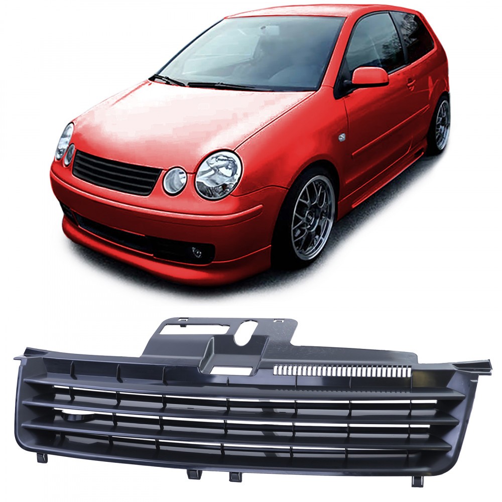 Grila sport tuning fara emblema VW Polo 9N NOU, Volkswagen, POLO (9N_) -  [2001 - 2009] | Okazii.ro