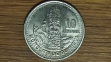 Guatemala - moneda de colectie exotica - 10 centavos 2000 - calitate impecabila !