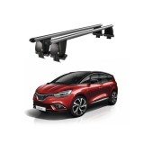 Bare transversale portbagaj auto aluminiu compatibile plafon neted Renault Grand Scenic 2017-> argintii sau negre Cod: CB200101 Kit-105
