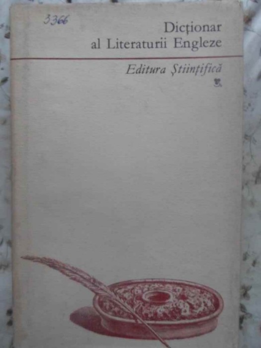 DICTIONAR AL LITERATURII ENGLEZE-ANA CARTIANU, IOAN AUREL PREDA-193722