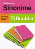 Dictionar Sinonime Booklet - 3000 Termeni Explicati, 128 Pagini, An 2013, Brosat, Romana, 10x18cm