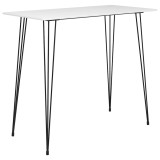 Cumpara ieftin Masa de bar, alb, 120 x 60 x 105 cm