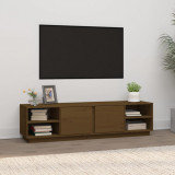 Comoda TV, maro miere, 156x40x40 cm, lemn masiv de pin GartenMobel Dekor, vidaXL