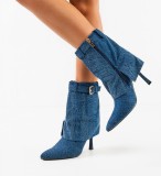 Cumpara ieftin Botine dama Bastion Albastre