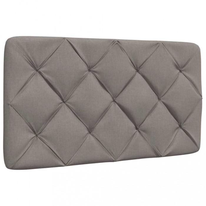 vidaXL Pernă pentru tăblie de pat, gri taupe, 80 cm, material textil 4019195