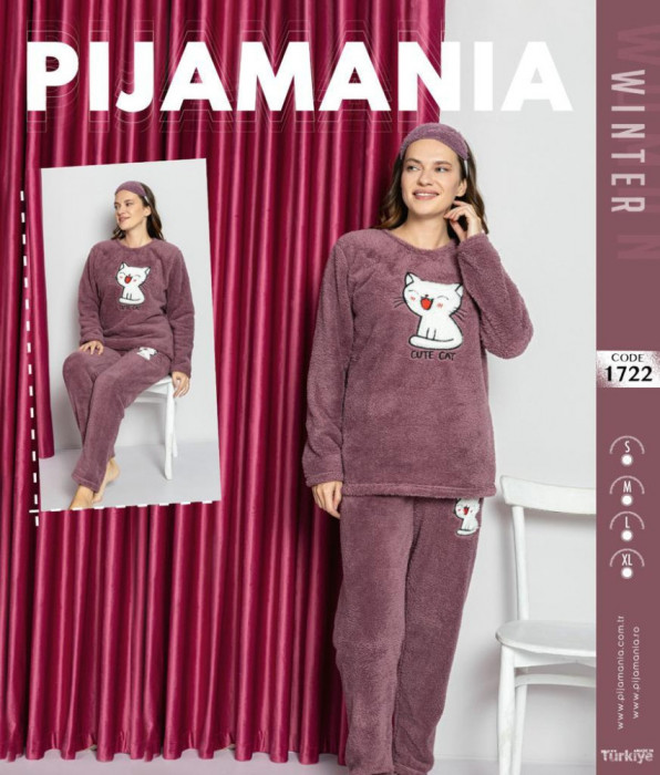 Pijama dama cocolino cat - XLMarimea