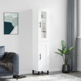 vidaXL Dulap &icirc;nalt, alb, 34,5x34x180 cm, lemn prelucrat