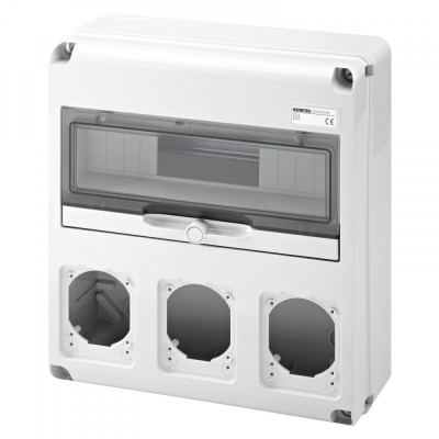Tablou organizare Q-DIN 14M 3 prize IEC 16 32A Gewiss GW68005N foto