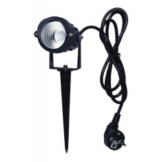 Proiector exterior Smart RGBCW elSales ELS-ELFIN cu Bluetooth, control prin aplicatie, carcasa metalica,