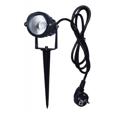 Proiector exterior Smart RGBCW elSales ELS-ELFIN cu Bluetooth, control prin aplicatie, carcasa metalica, foto
