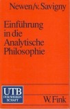 Einfuhrung in die Analytische Philosophie / Albert Newen E. von Savigne