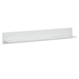 Etajera mdf alb Lindy 150x20x21 cm