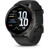 Smartwatch Garmin Venu 4, 45mm, AMOLED, GPS, Wi-Fi, silicon, Slate/Black