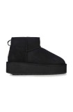 Emu Australia cizme de zapada din piele intoarsa Stinger Micro Flatform culoarea negru, W13082.BLAK