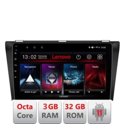 Navigatie Mazda 3 2009-2014 D-034 Octa Core cu Android Radio Bluetooth Internet GPS WIFI DSP 3+32 GB 4G KIT-034 LENOVO LITE CarStore Technology foto