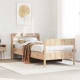 Cumpara ieftin Cadru de pat fără saltea, 90x200 cm, lemn masiv pin