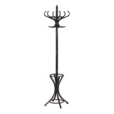 Cuier pom lemn curbat, 12 agatatori HM W30, wenge