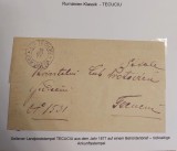 Romania 1877 - Scrisoare circulata TECUCI-BARLAD