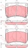 Set placute frana,frana disc MAZDA DEMIO (DW) (1996 - 2003) TRW GDB3206