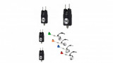 SET PROKARPFISHING CU 4 AVERTIZORI SP01 SI 4 SWINGERE CU LED 4 CULORI MK2