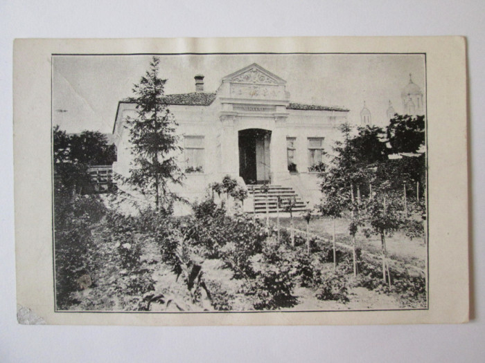 Rara! Carte poștala Harsova/Constanta:Casa invatatorului Vasile Cotovu 1926