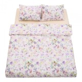 Lenjerie dubla 100% bumbac,4 piese, Alma